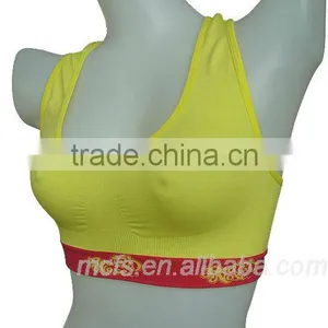 Seamless Women's Sports Tanktop Sport Sexy Bra thumbnail-1
