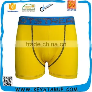 Sexy Mature Man Solid Color Soft Elastane Underwear Cheap Men Boxer thumbnail-1