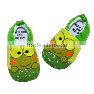 Cute Frog Printed Summer Cotton Baby Shoes thumbnail-6