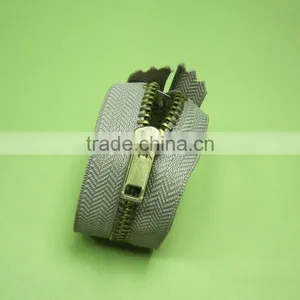 Hight Quality Metal Zipper for Gold Zipper Drop Copper Zipper thumbnail-6