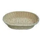 Hand Weaved Oval Rattan Bread Basket For Storage , Poly Food Basket thumbnail-1