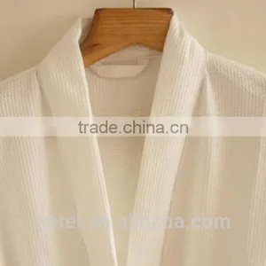 100% Cotton Waffle Bathrobe for Hotel and Home Use thumbnail-2