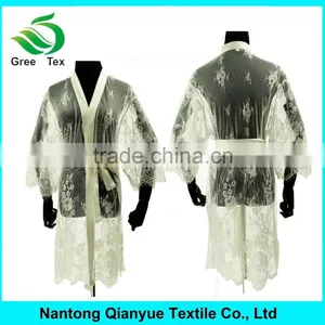 Fancy Wholesale Women Sexy Lace Bridal Bathrobe thumbnail-1
