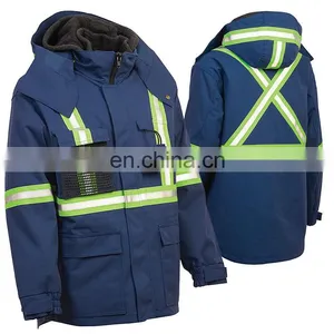 Wholesale Jacket With Safety Clothing for Fire Retardant thumbnail-3