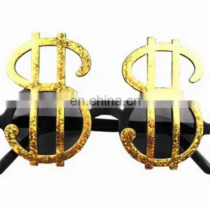 Party Supply Attractive Dollar Golden Funny Party Glasses thumbnail-1