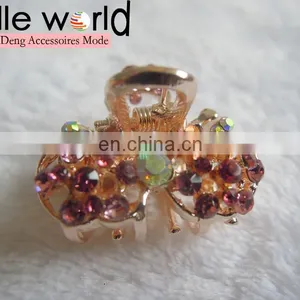 Elegant Bridal Hair Accessory Rhinestone Mini Hair Claw Clip thumbnail-3