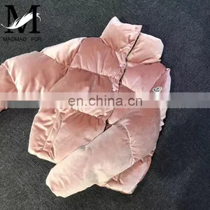 China Clothing Factory High Quality Duck Feather Lady Womens Winter Down Jacket thumbnail-6