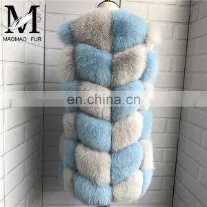 New Arrival 2015 Winter Warm Vest Fashion Women Fox Fur Vest Real Fur Coat thumbnail-6
