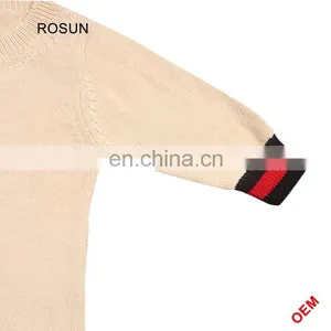 Guangzhou Factory White Hand Knit Wool Designs Baby Boy Sweater thumbnail-5