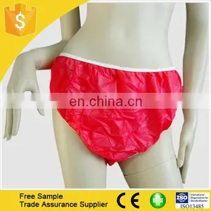 Disposable Waterproof PE Panties Ladies Underwear thumbnail-1