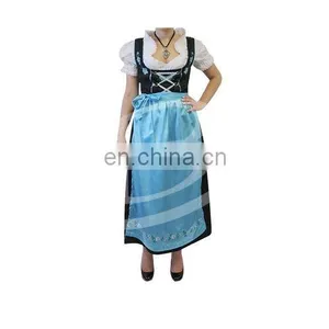 Bavarian Dirndl Dress for Oktoberfest/ Traditional Bavarian Dirndl/German Long Dirndls Dress (Traditional Bavaria Dirndls) thumbnail-1