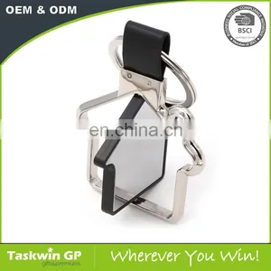 Special Shape Cheap Custom Souvenir Embossing Metal Keychain thumbnail-2