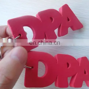 Custom Red Alphabet Letters Eva Foam Floating Key Ring for Sale thumbnail-6