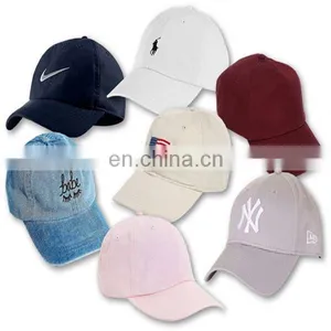 OEM Custom Wholesale Fashion Cotton Twill Hat Cap Baseball Cap/Hat 6 Panel Hat/Cap Blank Logo thumbnail-1