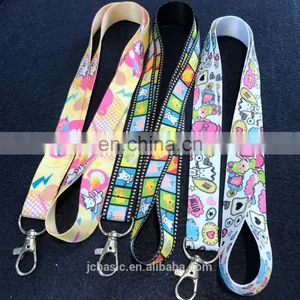 Custom Logo Fashion Colorful Cheap Screen Printing Neck Polyeater Lanyards thumbnail-4