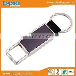 Quality Custom Black Rope With Metal Embossed Constustion Keychains thumbnail-3