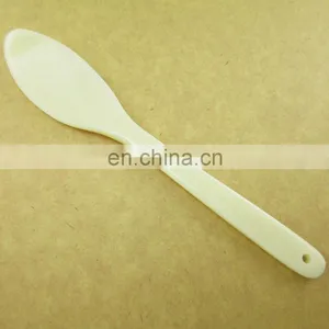 5.2 Inch Hand Carved Cow Bone Egg Spoon thumbnail-1