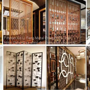 Decorative Metal Stainless Steel Partition Screen thumbnail-2