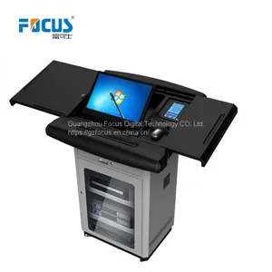 Focus S700 Digital Podium With Audio Power Amplifier; Smart Lectern In Educational Equipment; School Teaching Rostrum thumbnail-4
