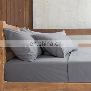 Brushed Microfiber Velvety Flannel Fabric Waterproof Wedding Bed Sheet With Pillowcase Duvet Cover Sets thumbnail-2