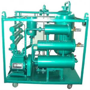 Zjb Zy Portable Precision Fully Automatic Electrical Single Stage Insulating Oil Transformer Oil De-Acidification Device Vacuum Electrostatic Oil Purifier Filtration Cleaning Purification Regeneration Recondition Plant Degas Dewater Remove The Impurities thumbnail-1