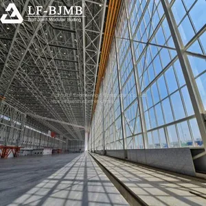 LF Steel Structure Space Frame Roof Shed Steel Frame Aircraft Hangar thumbnail-2