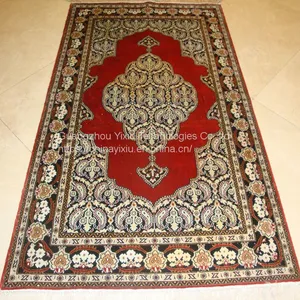 YAMEI Factory Small Size Handmade Silk Prayer Rugs for Sale thumbnail-4