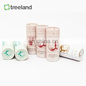 Custom Paper Tube Packaging for Salt and Spice Bio Friendly Cardboard Tube Food Grade Round Canister thumbnail-3