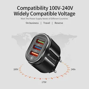 Usb Fast Charger Quick Charge 3.0 4.0 Universal Wall Mobile Phone Tablet Chargers for Iphone 11 Samsung Huawei Charging Charger thumbnail-3