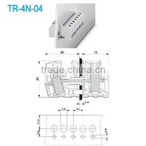 Electrical Feedthroughs Terminal Blocks With Pitch 8.10mm thumbnail-2