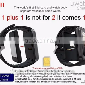 1.54" Capacitive Touch Screen Smart Watch With Bluetooth 4.0 Smart Watch U11 Uwatch Wristwatch U11 Watch Phone. thumbnail-2