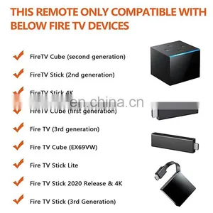 L5B83H Voice Remote Replacement Remote Controller Compatible With Amazon Fire TV Stick 4K Fire TV Stick (2nd Gen) Fire TV Cube thumbnail-5