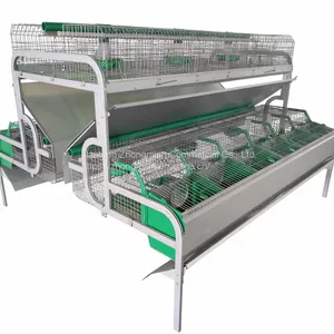 Industrial Breeding Rabbit Cages System Farm Cage 24/set thumbnail-3