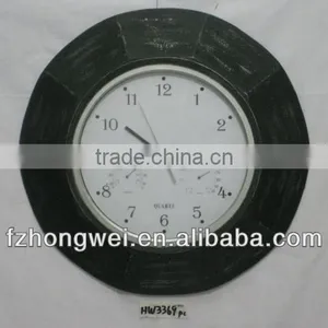 Hongwei 2013 Antiquated Natural Wood Decorative Clocks& Wood Wall Decorative Clocks thumbnail-1