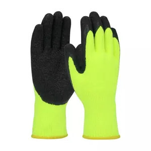 7 Gauge Acrylic Loop Napping Shell Latex Crinkle Palm Coated Winter Work Gloves thumbnail-1