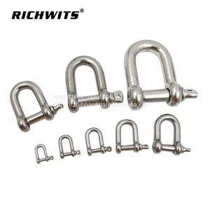 Marine Hardware 304/316 Stainless Steel JIS Type D Shackle thumbnail-1