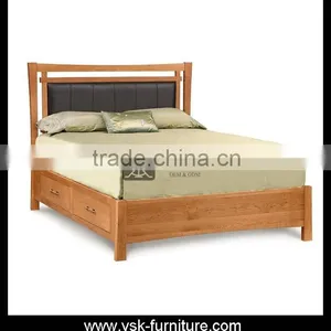 BE-107 Wood Bed For INN thumbnail-1