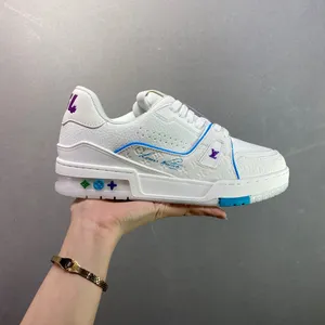 Louis Vuitton LV Louis Vuitton Board Shoes New LV Trainer Latest Color Sneakers Basketball Shoe Style Sneakers thumbnail-1
