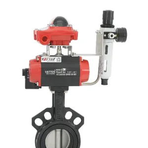 Pneumatic Actuator-Ready Wafer Butterfly Valve Featuring Compact Design and Multiple Material Options for Gas and Water thumbnail-3