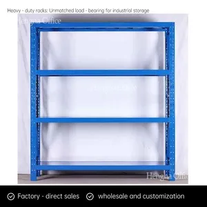 Customized Medium Duty Shelving for Factory Parts Storage, Steel Decking, Professional Warehouse Management Storage Solution thumbnail-1