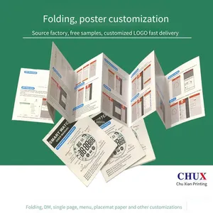 Color Page Printing, Promotional Leaflets, Posters (750*530), Folded Pages on Art Paper, One-piece Design, Factory Customization thumbnail-4