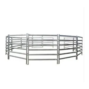 Hot Selling Heavy Duty Livestock Cattle Corral Fence and Cattle Metal Fence Panel thumbnail-1