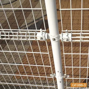 China Suppliers Galvanized Powder Coated Welded Wire Mesh Roll Top Fencing Panels BRC Fence thumbnail-4