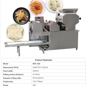 Noodle Making Machine Ms Electric Noodle Press Machine Spaghetti Pasta Make Noodles Making Machine Automatic Industrial thumbnail-4