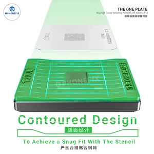 2UUL BH12 BGA Reballing Base With Curved Silicone Pad for Chip Repair thumbnail-4