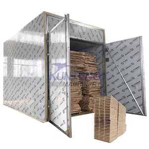 Fast Timber Lumber Drying Kiln Bamboo Dryer Machine Cheap Steam Wood Dryer Kiln EPC thumbnail-1