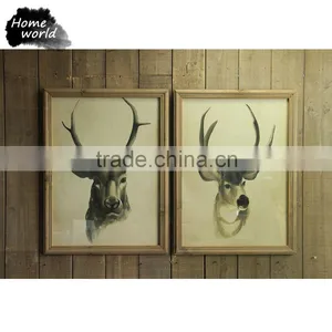 Factory Price Abstract Vivid Pretty Home Framed House Artwork Painting thumbnail-2