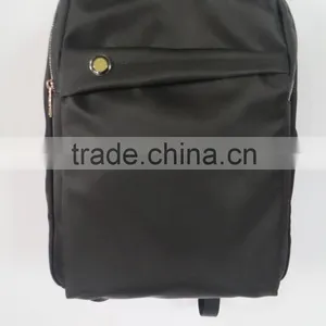 Fashion Urban Waterproof Nylon Material Black Men Backpack thumbnail-1