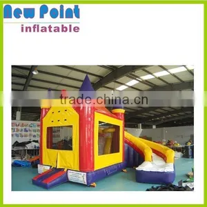 Orange Inflatable Castle Bouncer, Bouncing Castle for Sale,inflatable Castles for Fun thumbnail-1