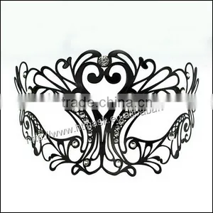 Mode Damen-maske Farbe Kristall Maske Elegante Metall Laser Charmante Prinzessin Mask thumbnail-1